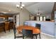 Cozy dining nook, a functional open layout that connects to the living room and kitchen at 31 Morningside Ct, Whiteland, IN 46184