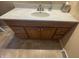 Bathroom vanity with sink, storage and counter space at 4032 Roselawn Ave, Columbus, IN 47203