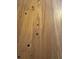 Close up of the classic wood flooring at 4032 Roselawn Ave, Columbus, IN 47203
