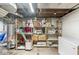 Utility basement with shelving units, perfect for storage and organization at 5315 Rosslyn Ave, Indianapolis, IN 46220