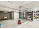 Unfinished basement with block wall and carpet, ready to customize to your needs at 5315 Rosslyn Ave, Indianapolis, IN 46220