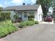 Ranch style home with a driveway and mature landscaping for added privacy at , Indianapolis, IN 46218
