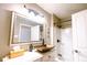 Stylish bathroom features a vessel sink, modern lighting, and a bathtub at 6379 Monitor Dr, Indianapolis, IN 46220
