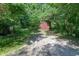 Backyard shed surrounded by gravel at 7303 W Division Rd, Bargersville, IN 46106