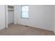 Bright bedroom featuring a closet and a window with blinds, ready for customization at 7303 W Division Rd, Bargersville, IN 46106