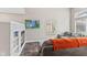 Inviting living room with hardwood floors, neutral paint, fireplace and mounted TV at 772 Cembra Dr, Greenwood, IN 46143