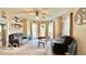 Inviting living room with hardwood floors, cozy seating, and abundant natural light at 909 Pearl St, Columbus, IN 47201