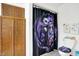 View of a bathroom with a Nightmare Before Christmas shower curtain and toilet seat cover at 13151 W Youth Camp Rd, Columbus, IN 47201