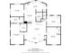 Detailed floor plan showcasing the layout, room dimensions, and flow of the home at 13151 W Youth Camp Rd, Columbus, IN 47201