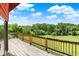Upper deck with view of treeline and sky at 13151 W Youth Camp Rd, Columbus, IN 47201