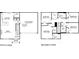 Detailed first and second floor plan illustrating the home's layout, including room dimensions and garage at 1334 Aster Dr, Shelbyville, IN 46176