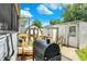 A shot of the backyard and back of the home featuring the sheds at 2029 N Colorado Ave, Indianapolis, IN 46218