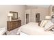 Comfortable bedroom featuring neutral tones, a large bed, and coordinating decor for a relaxing atmosphere at 2057 Abbey Ln, Columbus, IN 47201