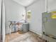 Utility room with water heater, window, and mechanicals with unfinished flooring at 2426 Lasalle St, Indianapolis, IN 46218