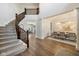 Spacious foyer featuring a staircase, high ceilings, and open floor plan at 2566 Maple Creek Dr, Westfield, IN 46074