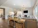 Inviting living room with a fireplace, stylish decor, and comfortable seating area at 2566 Maple Creek Dr, Westfield, IN 46074