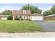 Charming brick home featuring a well-maintained lawn and two-car attached garage at 3224 Prague Rd, Indianapolis, IN 46227