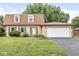 Charming brick home featuring a well-maintained lawn and two-car attached garage at 3224 Prague Rd, Indianapolis, IN 46227