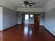 Spacious living room featuring hardwood floors and lots of natural light at 3784 Mansfield Dr, Brownsburg, IN 46112