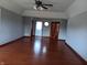 Spacious living room featuring hardwood floors and lots of natural light at 3784 Mansfield Dr, Brownsburg, IN 46112