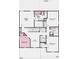 Second floor plan showing the primary suite, bath, laundry and additional bedrooms at 430 Louisiana Dr, Pittsboro, IN 46167