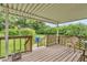 A view of the deck overlooking the backyard at 6349 S Harding St, Indianapolis, IN 46217