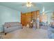 Comfortable living area with view to a partitioned space at 6349 S Harding St, Indianapolis, IN 46217