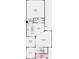 First floor plan showing the kitchen, dining, great room, and two car garage at 9148 Anthem Ave, Plainfield, IN 46168
