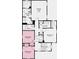Floor plan showcasing the layout of the primary suite, bedrooms, and bathrooms at 9148 Anthem Ave, Plainfield, IN 46168
