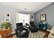Cozy living area with comfortable seating, warm lighting, and stylish decor at 10173 Stillwell Dr, Avon, IN 46123