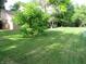 Expansive backyard with lush green lawn, mature trees, and well-maintained landscaping at 1327 Goldfinch Dr, Carmel, IN 46032
