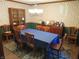 Formal dining room featuring a chandelier, hardwood floors, and ample seating for guests at 1327 Goldfinch Dr, Carmel, IN 46032