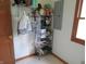 Pantry with shelving, small window, and extra space at 1327 Goldfinch Dr, Carmel, IN 46032