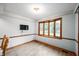 Bright dining room with a bay window and light wood-look floors, perfect for Gathering meals at 180 Wellington Pkwy, Noblesville, IN 46060