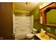 A full bathroom with a shower and tub combination at 2520 Tesh Dr, Indianapolis, IN 46203