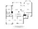 Detailed floor plan showcasing the layout of the first floor, including the living room and kitchen at 3711 Pete Dye Blvd, Carmel, IN 46033