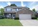 Charming two-story home with brick and siding, plus a well-kept lawn and landscaping at 3903 Junco Cir, Indianapolis, IN 46228