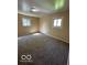 Bedroom featuring neutral carpet, a small window, and light tan walls at 4014 Arquette Dr, Indianapolis, IN 46235