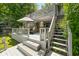Great backyard deck with ample room for seating and relaxation at 6254 Grosbeak Ct, Nineveh, IN 46164