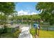 Stunning lake view from the property's private dock and lakeside access at 6254 Grosbeak Ct, Nineveh, IN 46164