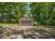 Detached two car garage with brick exterior at 6300 Grouse Dr, Nineveh, IN 46164