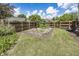 Fenced garden with raised beds perfect for growing vegetables or flowers in a sunny backyard at 12602 Lockerbie Cir, Carmel, IN 46033