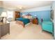 Spacious main bedroom featuring wood furnishings and a comfortable bed at 12602 Lockerbie Cir, Carmel, IN 46033