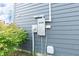 Exterior of house showcasing electrical boxes and connections at 1266 Hamilton Dr, Greenwood, IN 46143