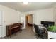 Comfortable office space with natural light, stylish desk, and french doors at 2458 Bristol Dr, Franklin, IN 46131
