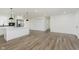 Open living area with an island and stainless appliances at 3120 S Meridian Rd, Greenfield, IN 46140