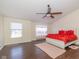 Spacious main bedroom with ample natural light and a comfortable ceiling fan at 3624 Newberry Rd, Plainfield, IN 46168