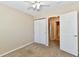 Spacious bedroom offering neutral walls and carpeting, plus closet space and convenient access at 524 Concord Ct, Fishers, IN 46038