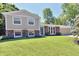 Charming two-story home with a brick facade and a well-manicured lawn at 524 Concord Ct, Fishers, IN 46038
