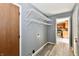 Convenient laundry area with wire shelving and hookups at 524 Concord Ct, Fishers, IN 46038